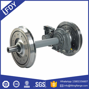 HOT SALE CART CRANE STEEL RAILWAY WHEEL AND AXLE ASSEMBLY